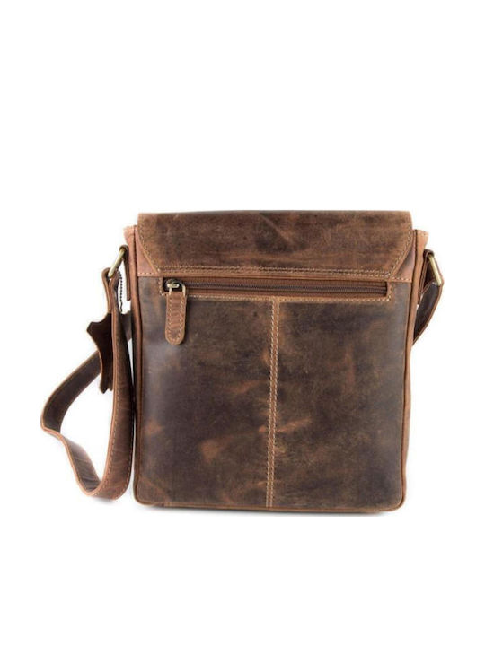 Leather Men's Bag Shoulder / Crossbody Brown