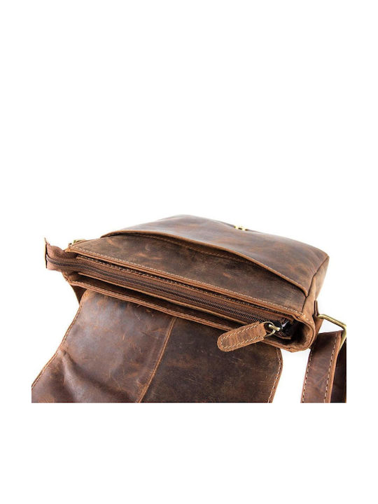 Leather Men's Bag Shoulder / Crossbody Brown