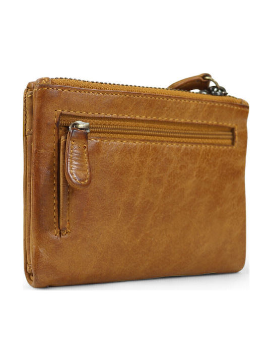 Small Leather Women's Wallet Brown