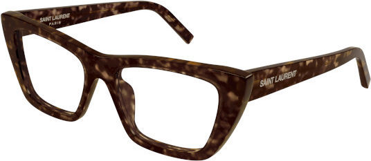 Ysl Weiblich Kunststoff Brillenrahmen Katzenauge Schwarz SL 276 Mica Opt