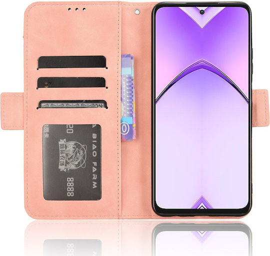 Book Δερματίνης / Πλαστικό / Σιλικόνης Ροζ (Oppo A80 5G)
