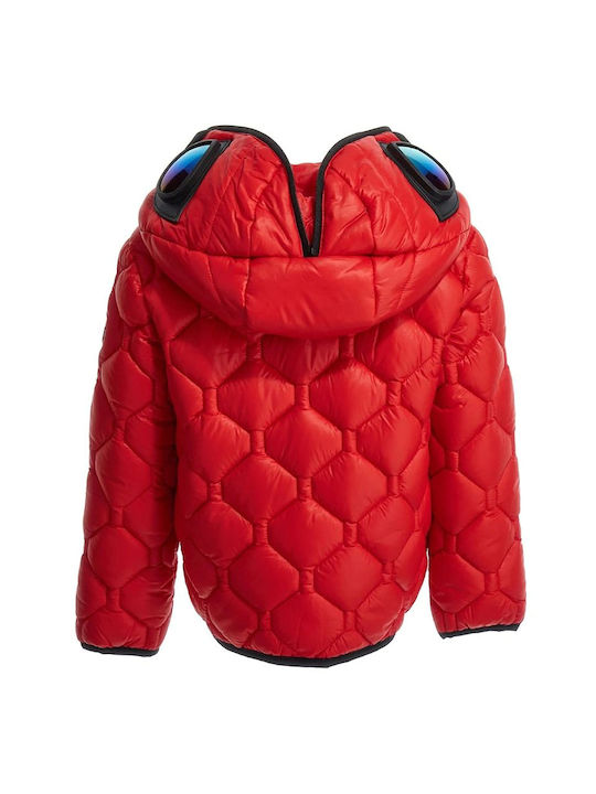 Original Marines Kids Quilted Jacket High Risk Red