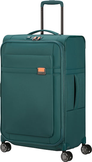 Samsonite Airea Spinner Expandable Среден Куфар Northern Blue/orange с 4 колела Височина 67см.