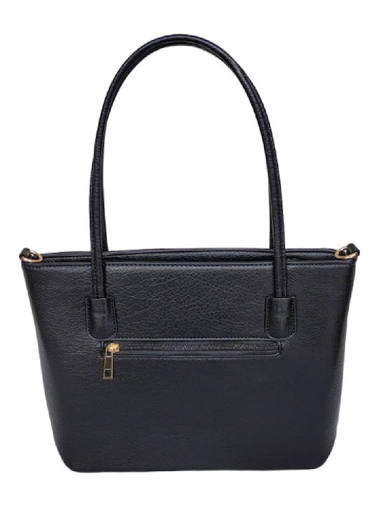 Leather Women's Bag Shoulder Black