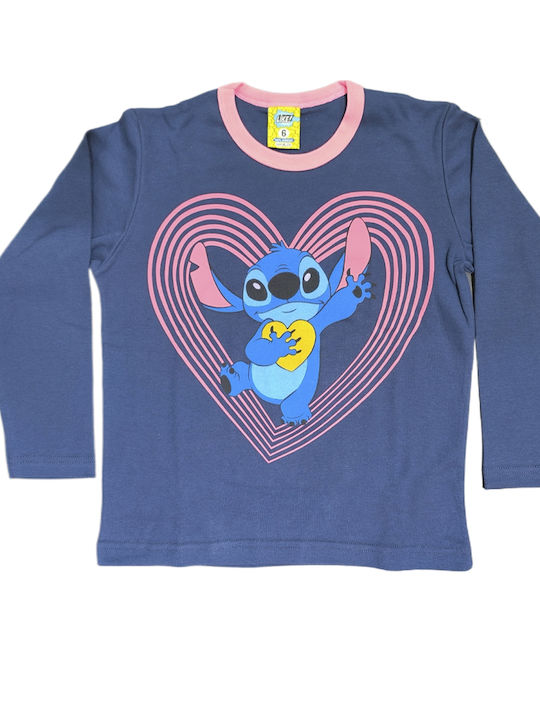 Like Kids Pyjamas Winter Cotton Blue