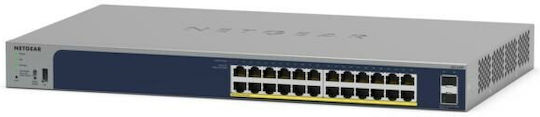 NetGear GS724TPP Unmanaged PoE+ Switch with 24 Gigabit (1Gbps) Ethernet Ports and 2 SFP Ports