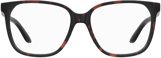 Under Armour Women's Acetate Prescription Eyeglass Frames Brown Tortoise UA 5045 086