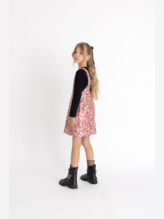 Alice Children's Dress with Sequins Bordeaux