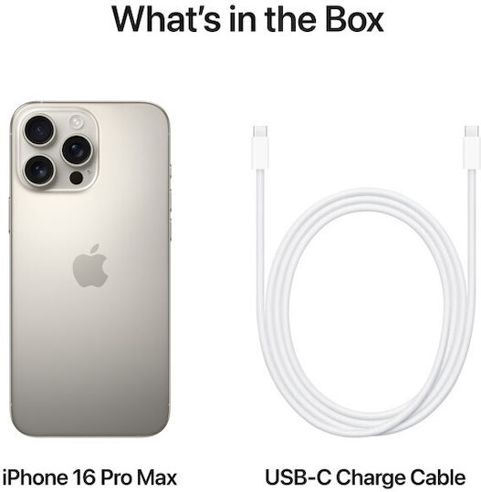 Apple iPhone 16 Pro Max (8/1TB) Натурален Титан