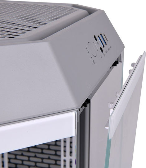 Thermaltake The Tower 300 Gaming Mikro-Turm Computergehäuse mit Seitenfenster und RGB-Beleuchtung Limestone