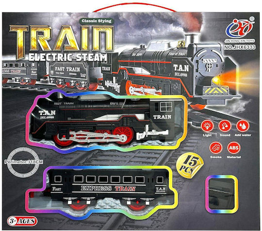 Set with Train with Sound, Light, and Smoke for 3++ Years