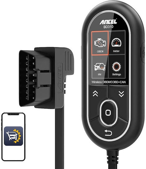 Ancel Διαγνωστικό Αυτοκινήτου Ψηφιακό OBD 2 με Bluetooth