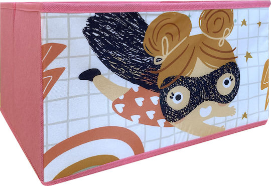 Spielzeug Aufbewahrungssystem aus Stoff Rosa 92x30x60cm 1Stück