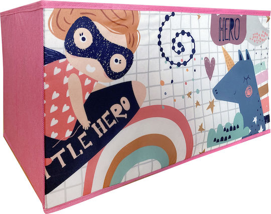 Spielzeug Aufbewahrungssystem aus Stoff Rosa 92x30x60cm 1Stück
