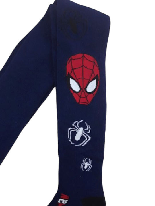 Disney Детски Чорапогащник Navy Spiderman
