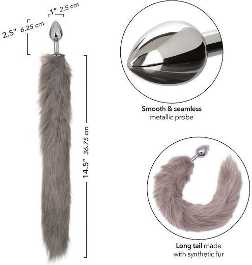 Calexotics Anal Plug Silber 6.25cm