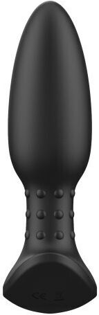 ToyBox Anal Plug with Wireless Functionality and Vibration Black
