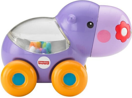 Mattel Избутване насам-натам Hop Along Hippo със звуци