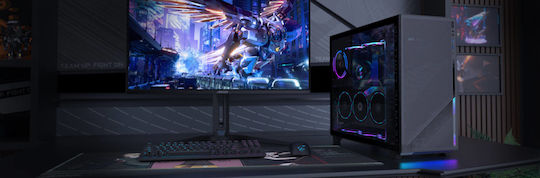 Gigabyte Aorus C400 Glass Gaming Midi Tower Κουτί Υπολογιστή με Πλαϊνό Παράθυρο και RGB Φωτισμό Μαύρο