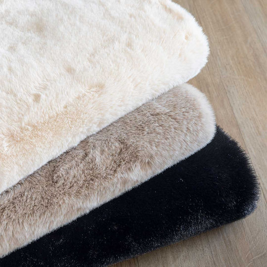 Palamaiki Lagos Rutschfest Teppich Rechteckig Synthetisch,Polyester/Cotton/Leather Black
