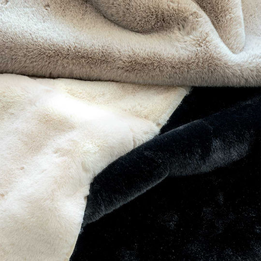 Palamaiki Lagos Rutschfest Teppich Rechteckig Synthetisch,Polyester/Cotton/Leather Black