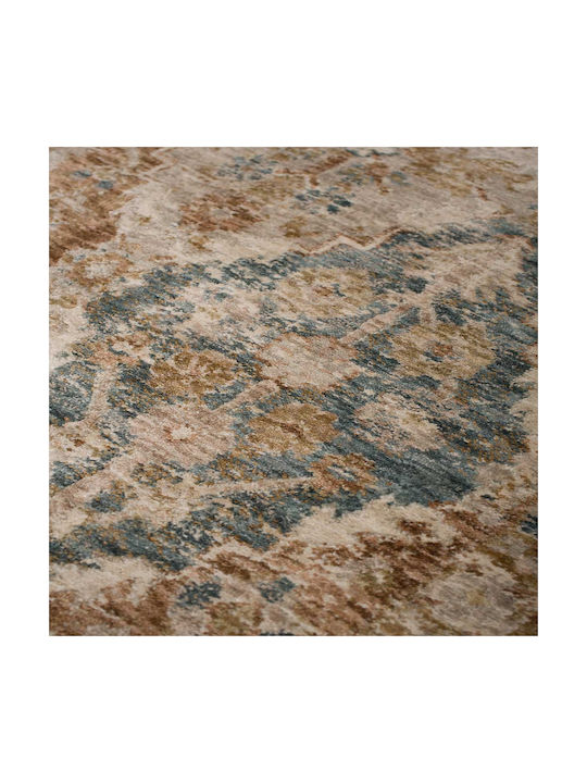 Viokarpet Vittoria 184a Teppich Rechteckig Synthetisch,Polyester/Cotton/Leather Beige