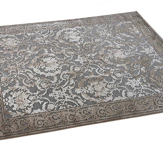 Madi Allium Regal Rug Round Grey