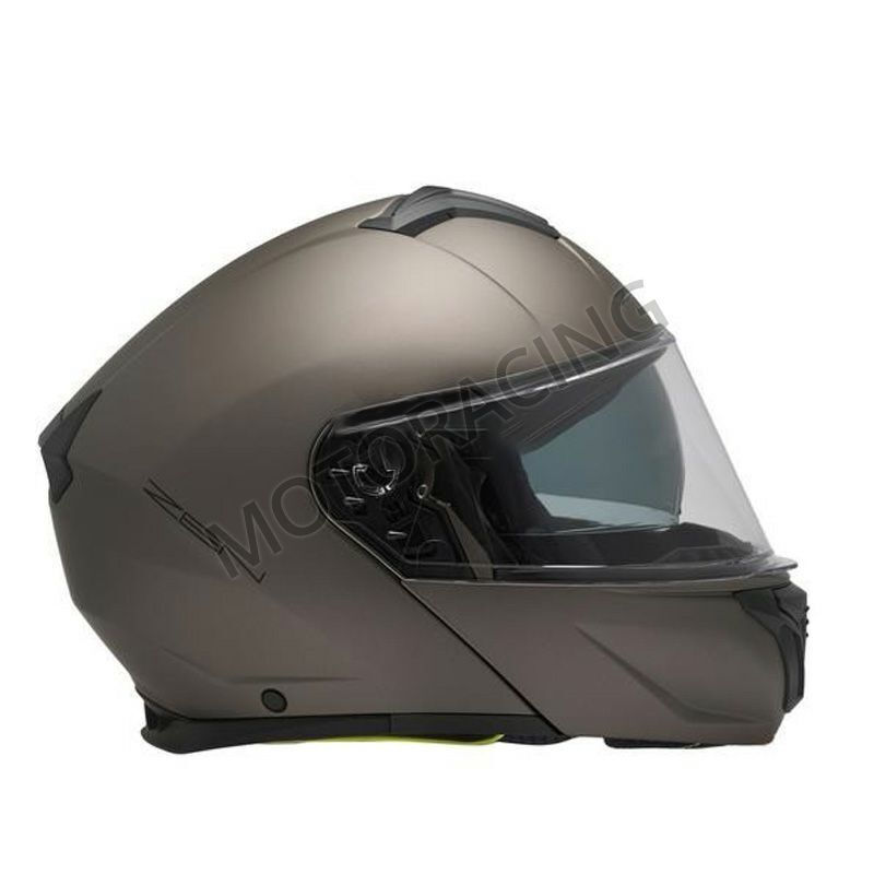 Zen ZN-918 Titanium/Grey Cască Moto Flip-Up ECE 22.06 cu Sunvisor