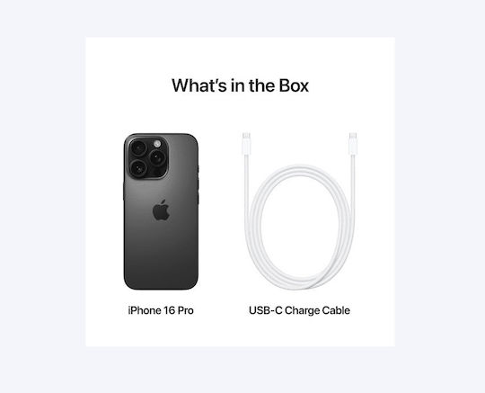 Apple iPhone 16 Pro (8GB/128GB) Black Titanium