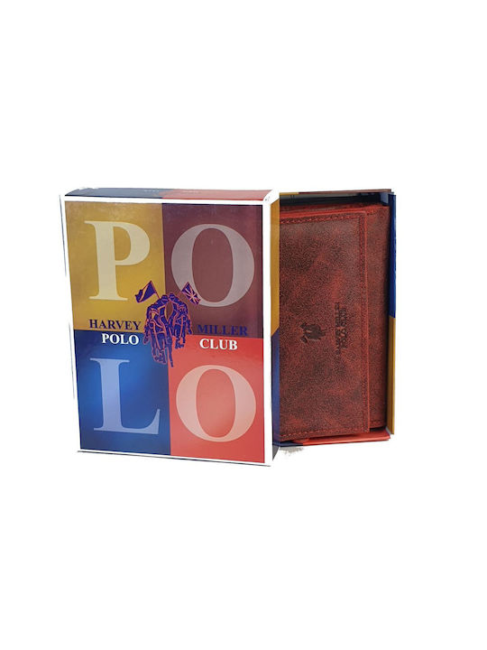 Polo Club Leather Women's Wallet Red