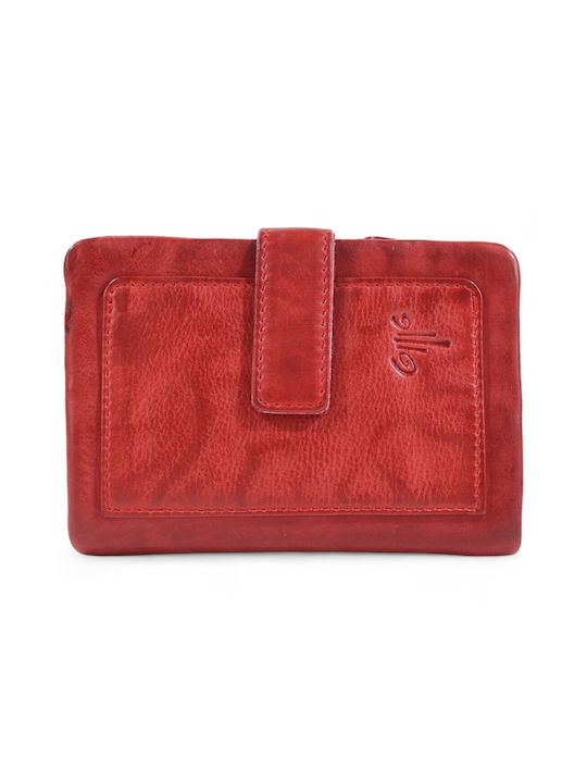 Kion Small Leather Women's Wallet Red