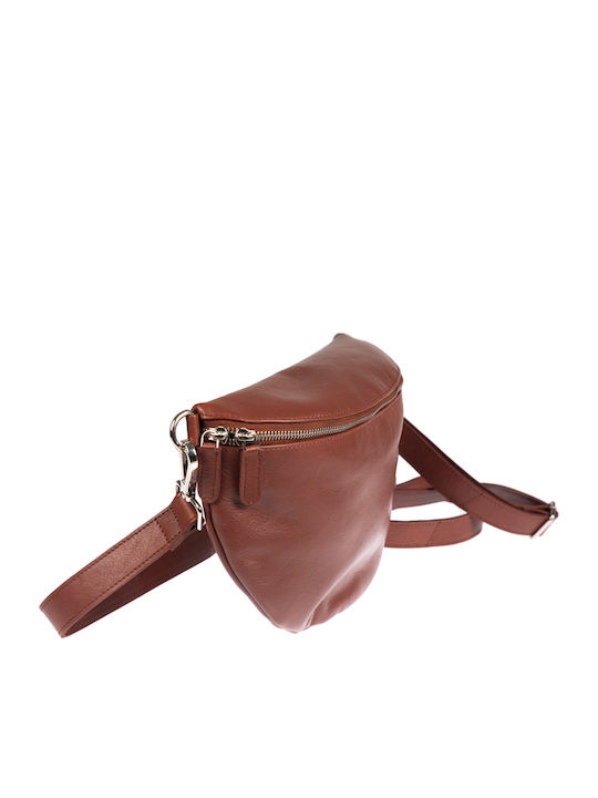 Leather Waist Bag Tabac Brown