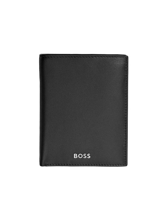 Hugo Boss Δερμάτινο Ανδρικό Πορτοφόλι Μαύρο