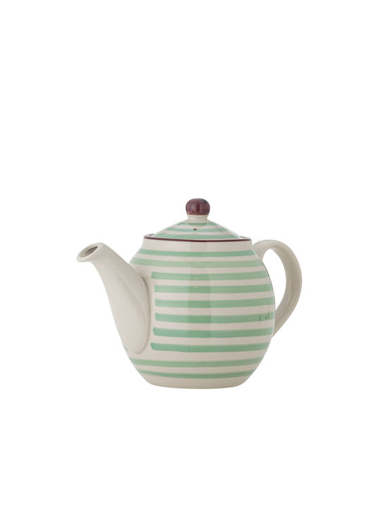 Bloomingville Teapot Ceramics in Green Color 1200ml