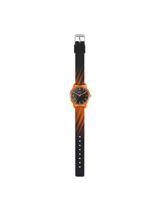 Tikkers Kids Analog Watch with Silicone Strap Black