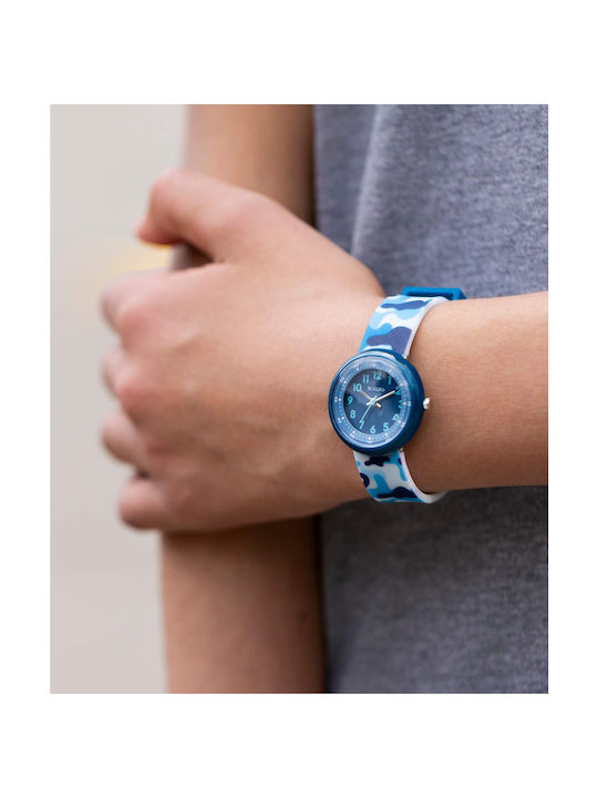 Tikkers Kids Analog Watch with Silicone Strap Blue