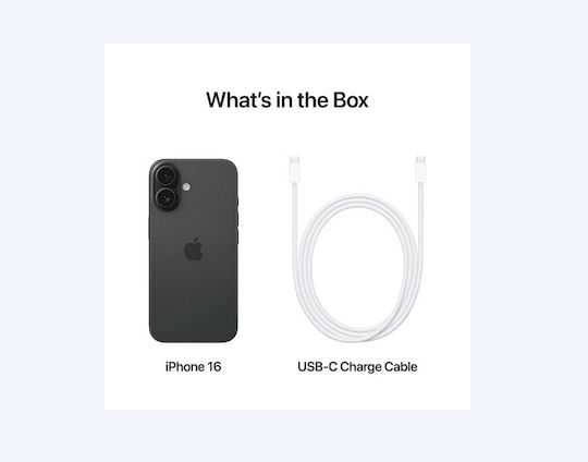 Apple iPhone 16 (8GB/128GB) Black