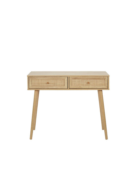 Bali Konsole Holz mit Spiegel Ξύλου L100xB39xH81cm