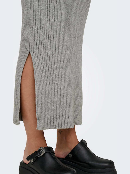 Katia Midi Dress Medium Grey Melange