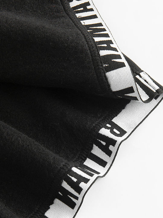 Kids Cardigan Sweatshirt with Hood Black