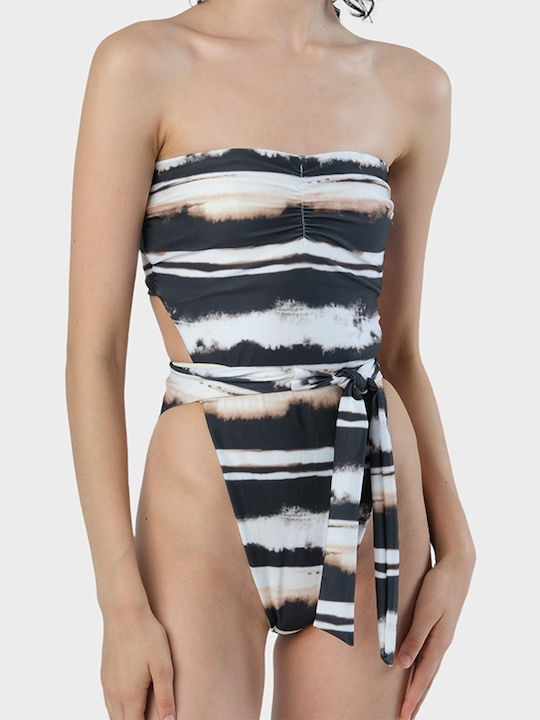 One-Piece Swimsuit Charcoal