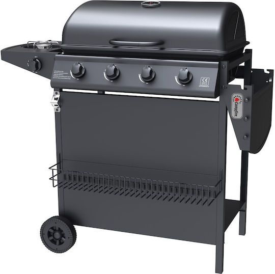 Campfire Gasgrill Rost 55cmx37cmcm mit 4 cm 11.6kW und Seitenbrenner
