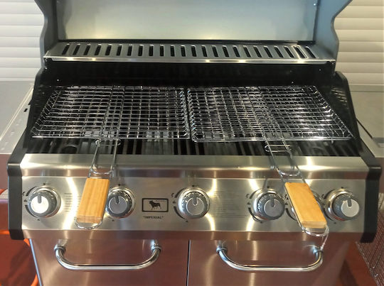 Blackbull Imperial Gas Grill with 5 pcs 15kW and Side Burner