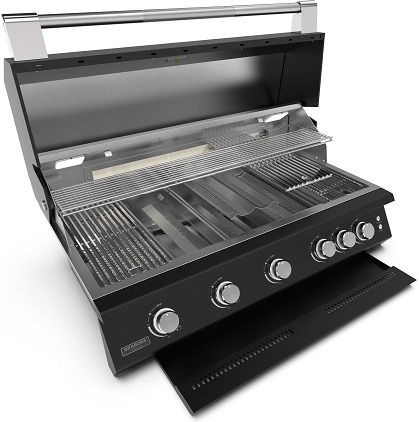 Brabura Fusion 500 RM Ψησταριά Υγραερίου Σχάρας 95x46εκ. με 5 Εστίες 20.50kW