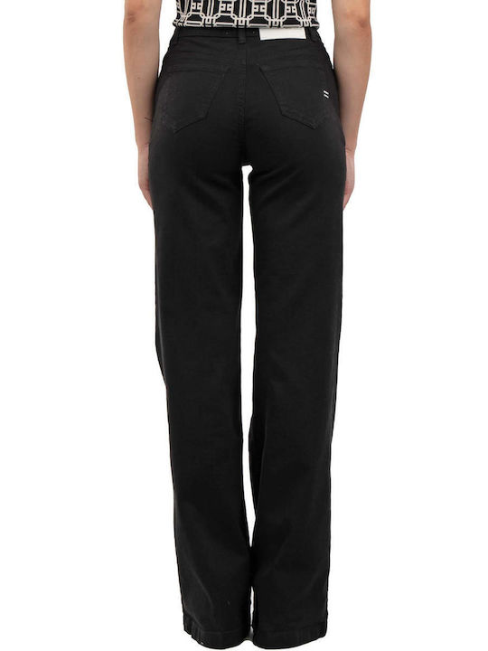 Vicolo High Waist Women's Jean Trousers Black