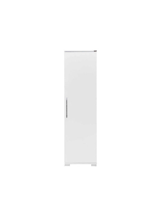 Single Door Wardrobe Diamond White 45x32x169cm