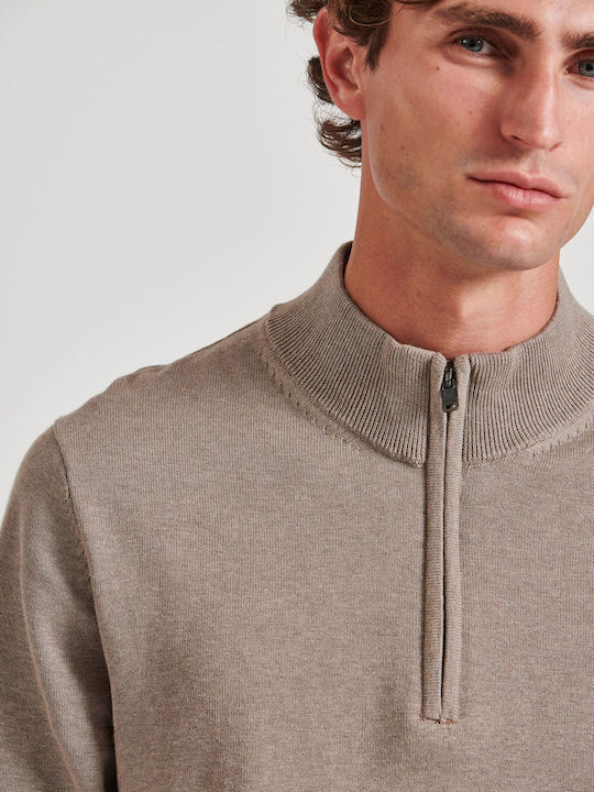 Langarm Pullover Braun