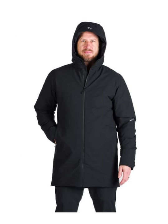 Winter Jacke Parka Wasserdicht und Winddicht Black