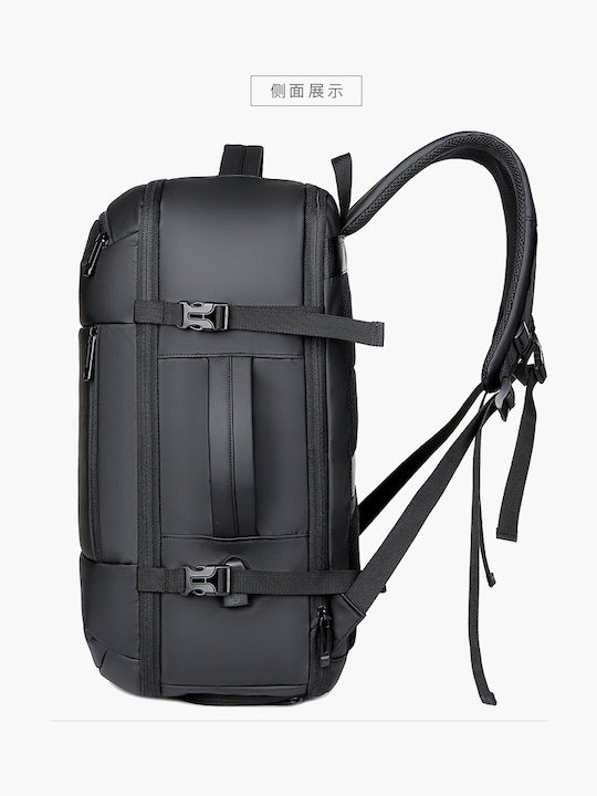 R&J Backpack Αδιάβροχο 36lt Μαύρο