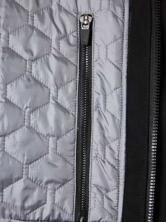Winter Jacke Parka Schwarz